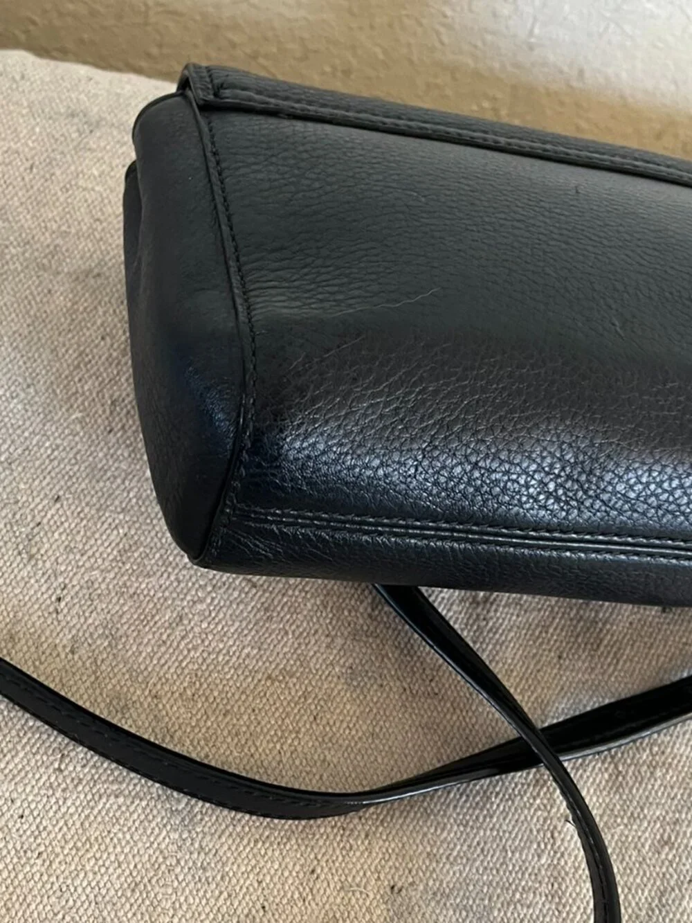 Kate Spade Lr Madison Willow Flap Black Saffiano Leather Crossbody Bag